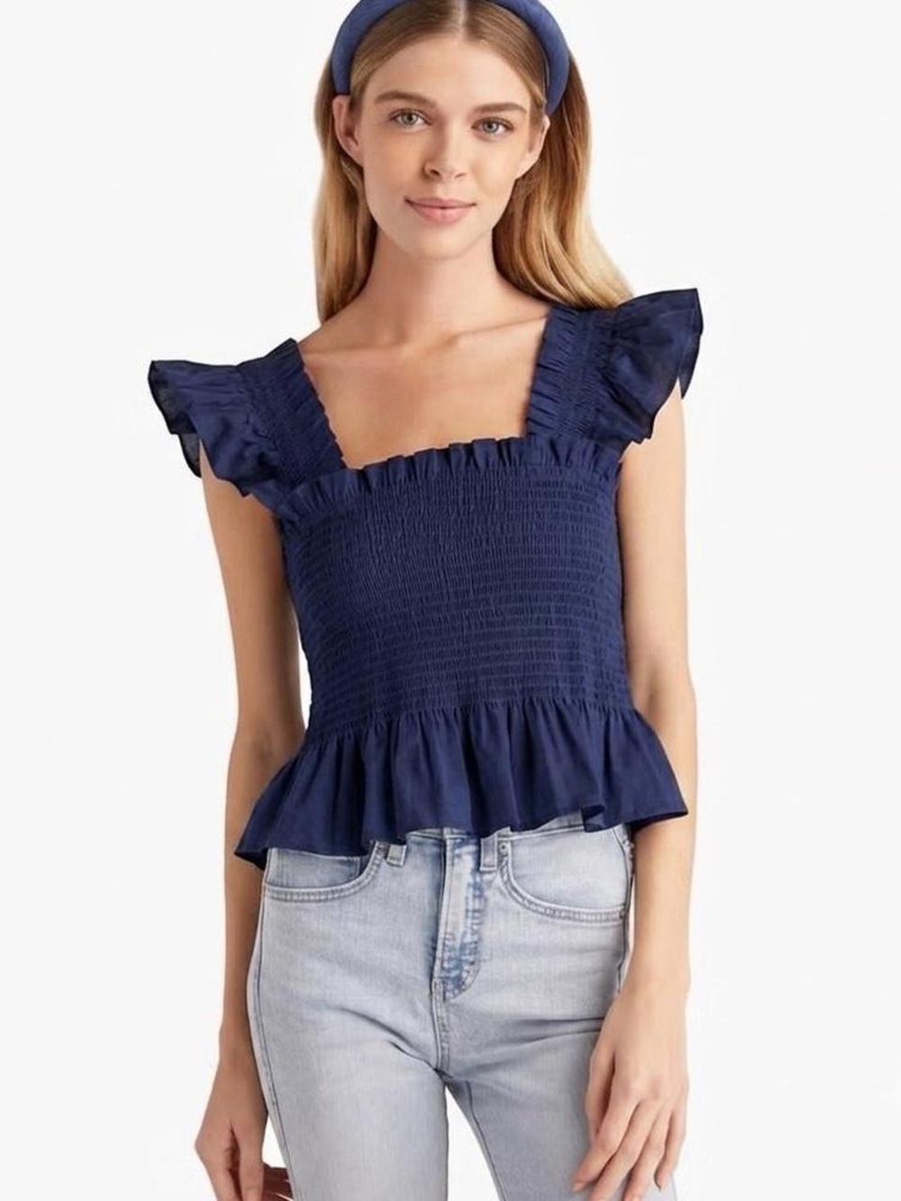 Hill House Navy Paz Top